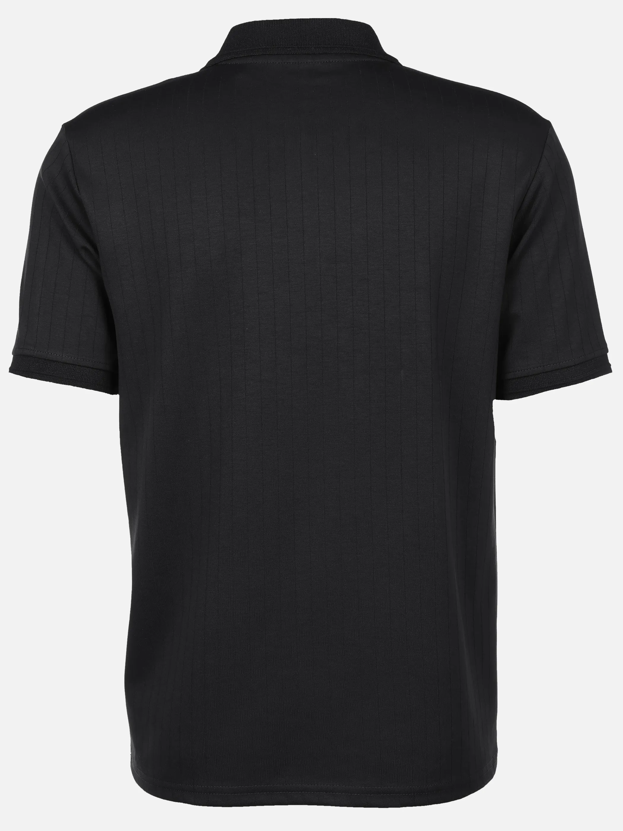 Jim Spencer He. Poloshirt 1/2 Arm drop needle Schwarz 928820 BLACK 2